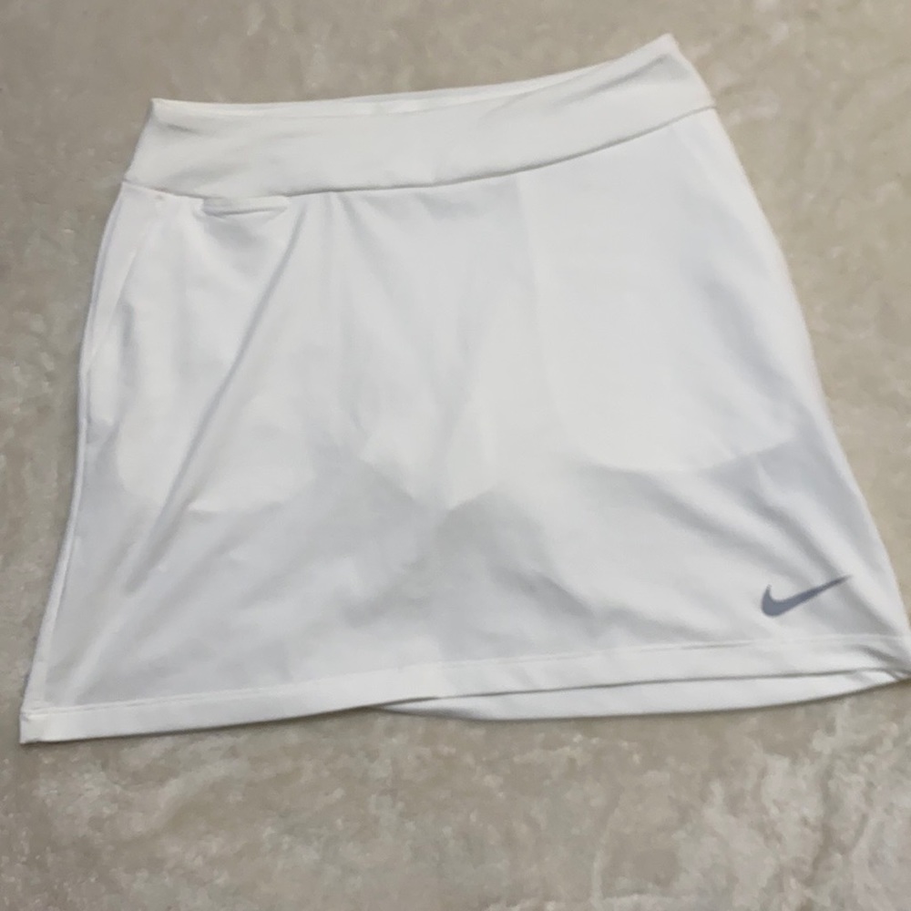 Nike white tennis skirt